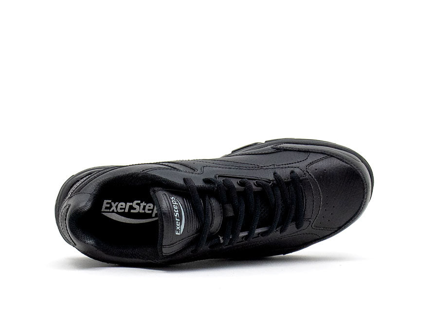 exersteps men's コレクション whirlwind blackスニーカー